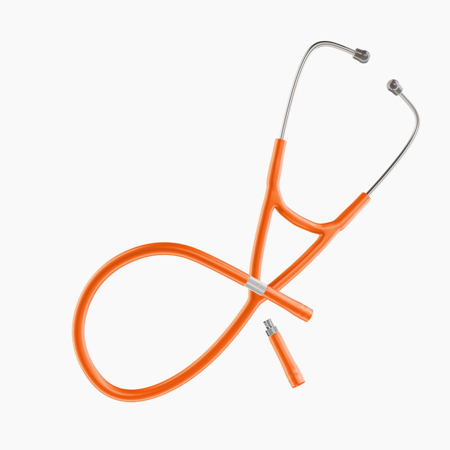 Ultrascope Stethoscope Tubing Cardiology / Duo Stethoscope Orange Tubing Set