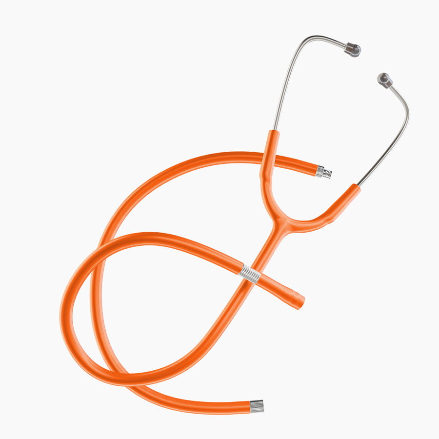 Ultrascope Stethoscope Tubing Stethoscope Orange Tubing Set