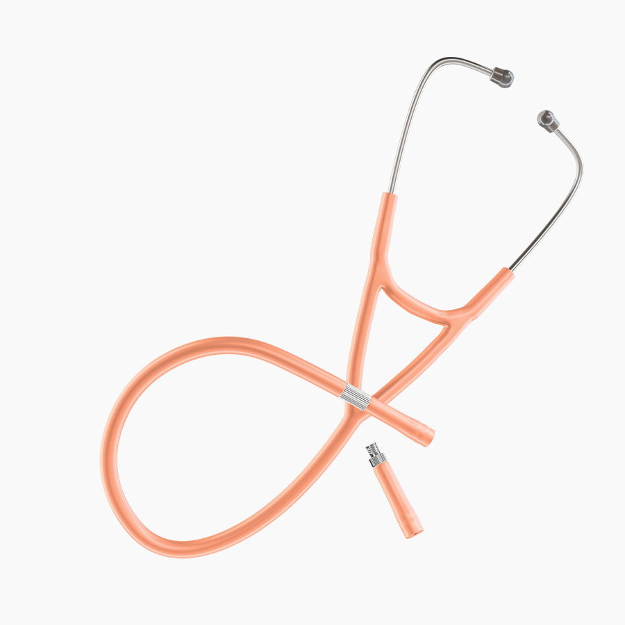 Ultrascope Stethoscope Tubing Cardiology / Duo Stethoscope Peach Tubing Set