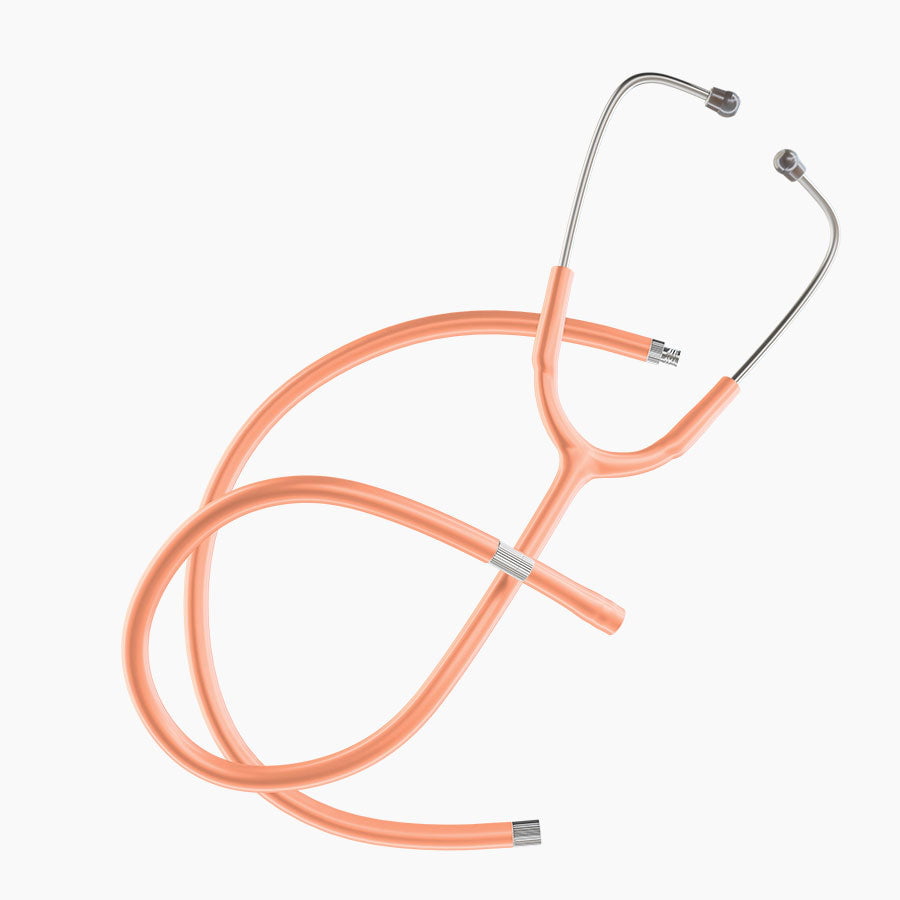 Ultrascope Stethoscope Tubing Standard / Extended Stethoscope Peach Tubing Set
