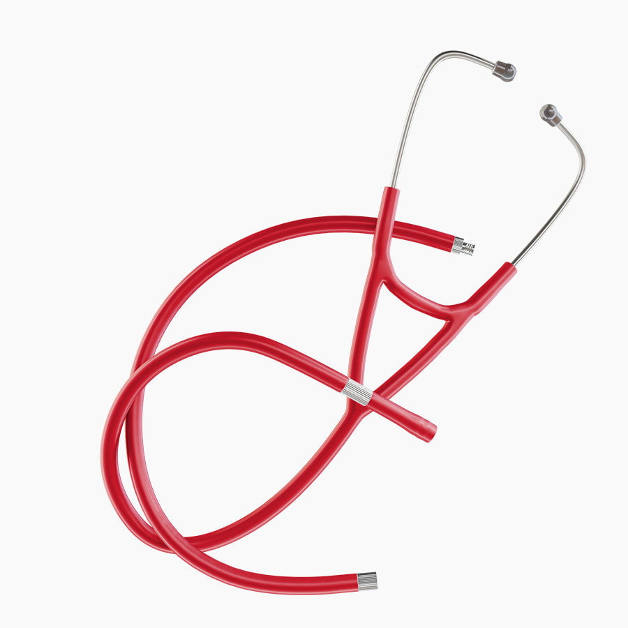 Ultrascope Stethoscope Tubing Cardiology / Extended Stethoscope Red Tubing Set