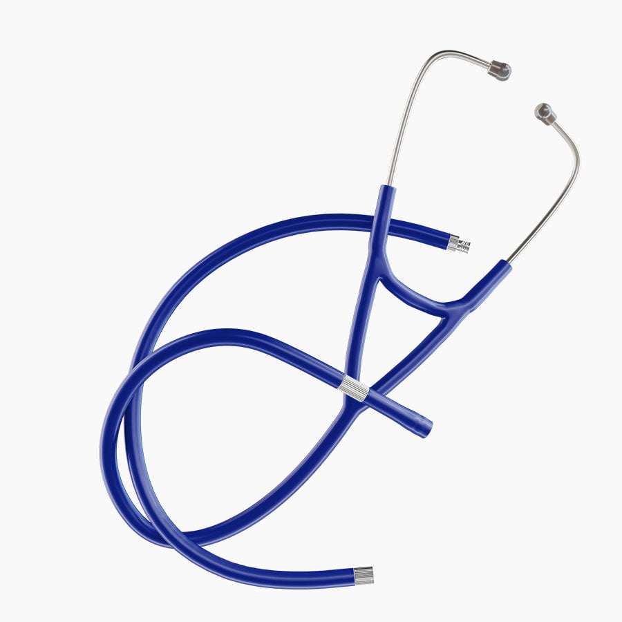 Ultrascope Stethoscope Tubing Cardiology / Extended Stethoscope Royal Blue Tubing Set