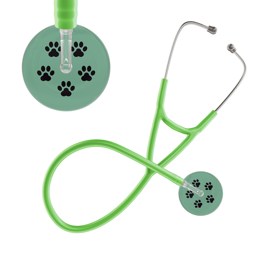 Paw Print Cardiology Stethoscope