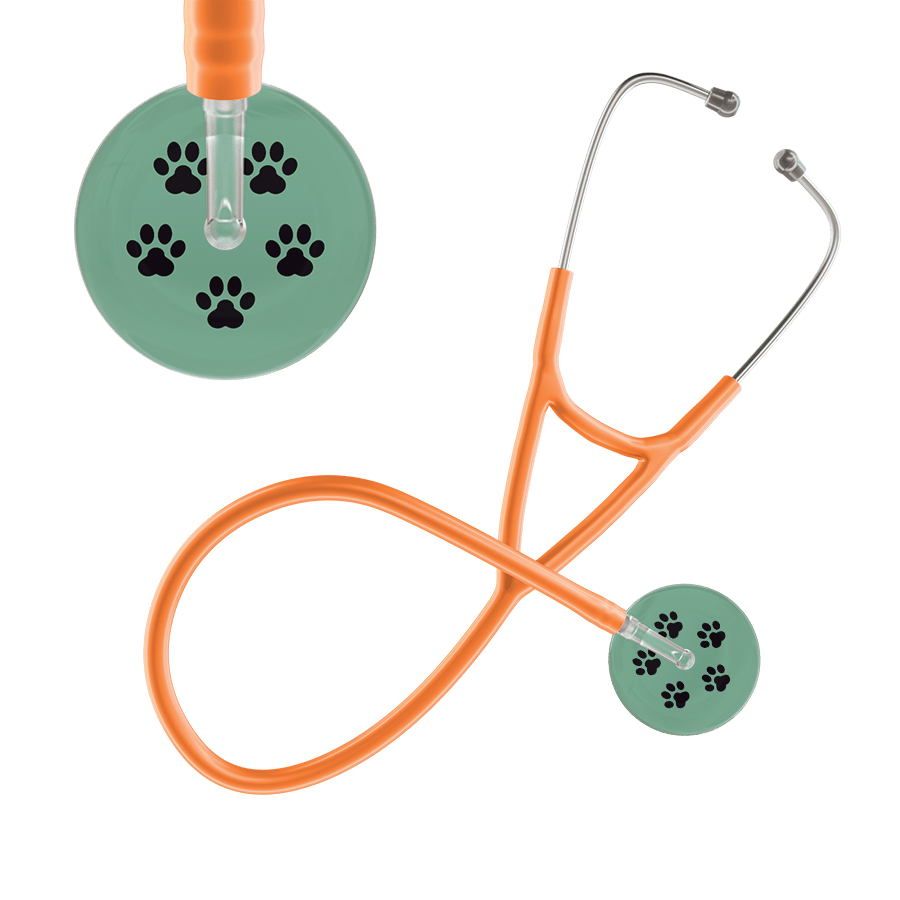Paw Print Cardiology Stethoscope