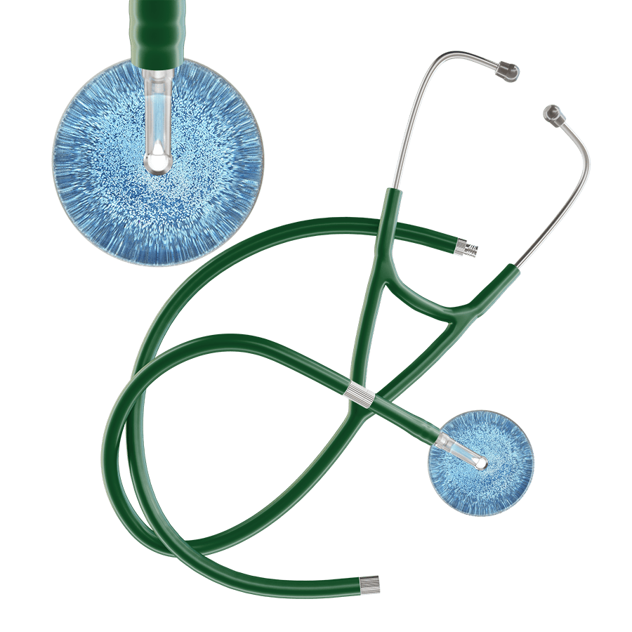 Light Glitter & Sparkles Cardiology Stethoscope