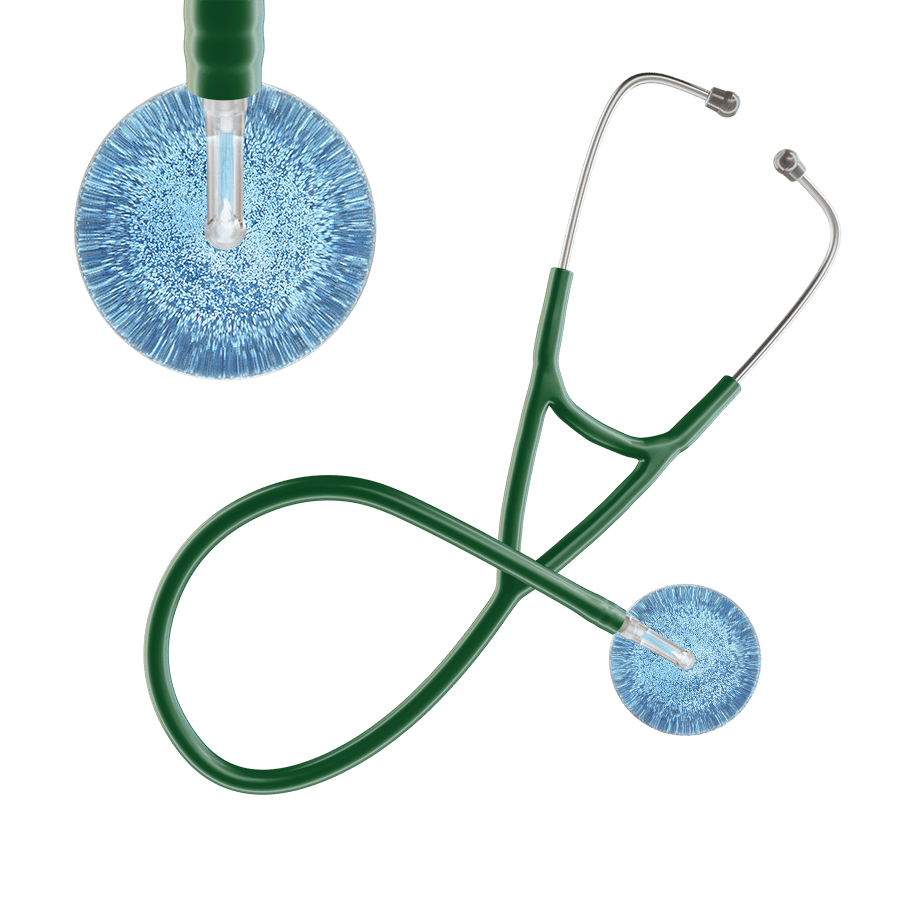Light Glitter & Sparkles Cardiology Stethoscope