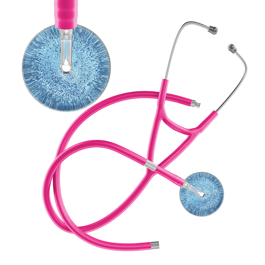 Light Glitter & Sparkles Cardiology Stethoscope