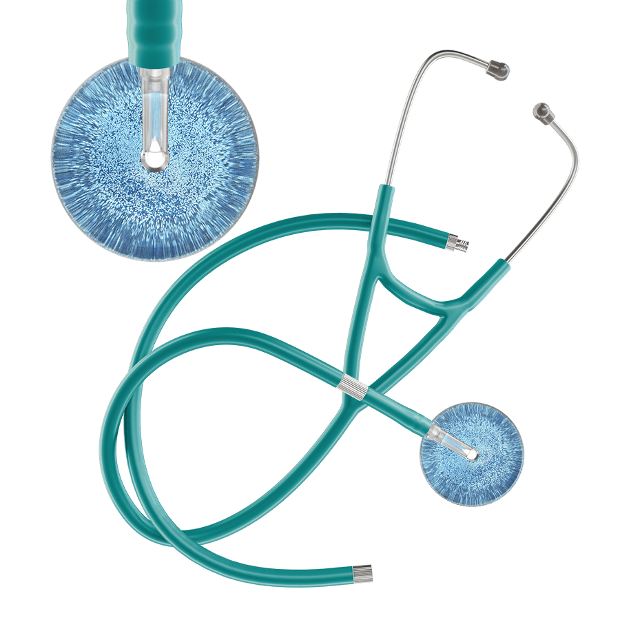 Light Glitter & Sparkles Cardiology Stethoscope