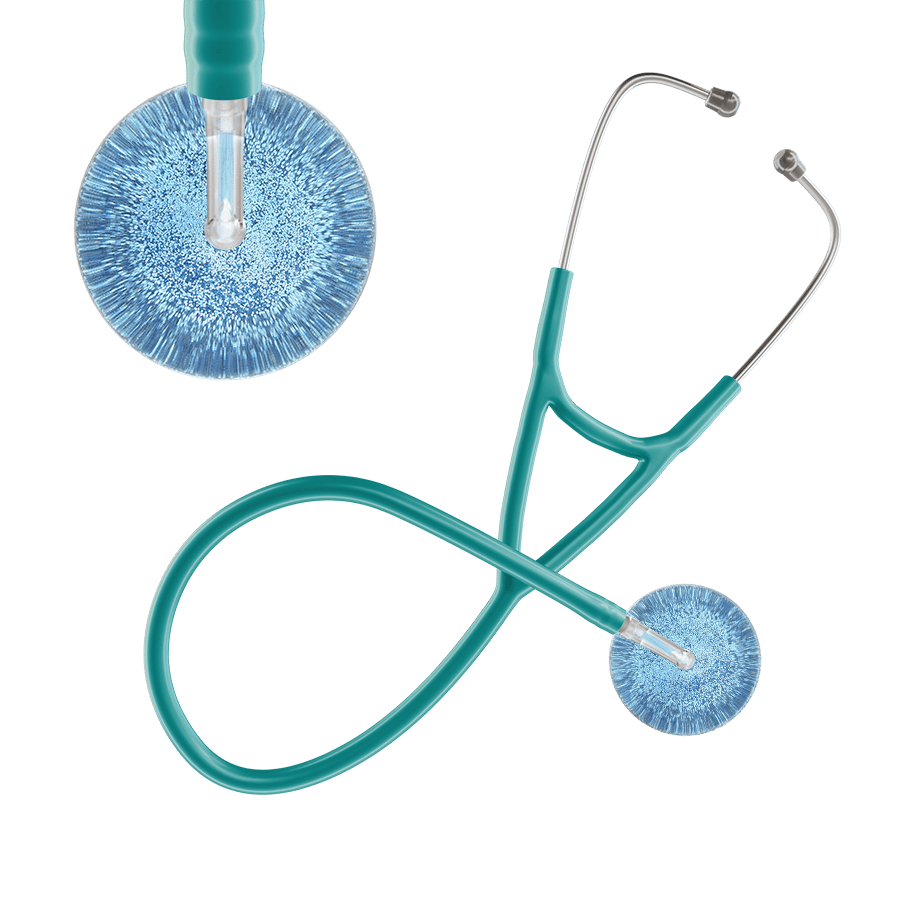 Light Glitter & Sparkles Cardiology Stethoscope