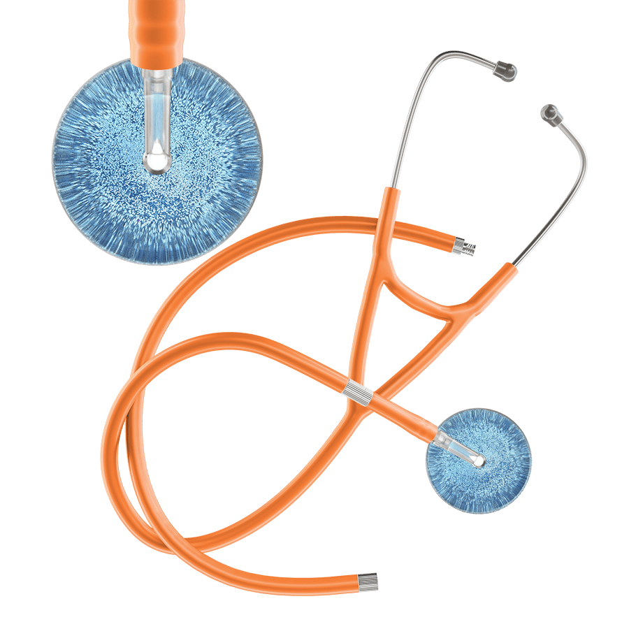 Light Glitter & Sparkles Cardiology Stethoscope
