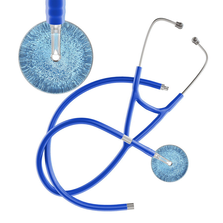 Light Glitter & Sparkles Cardiology Stethoscope