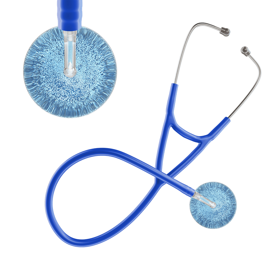 Light Glitter & Sparkles Cardiology Stethoscope