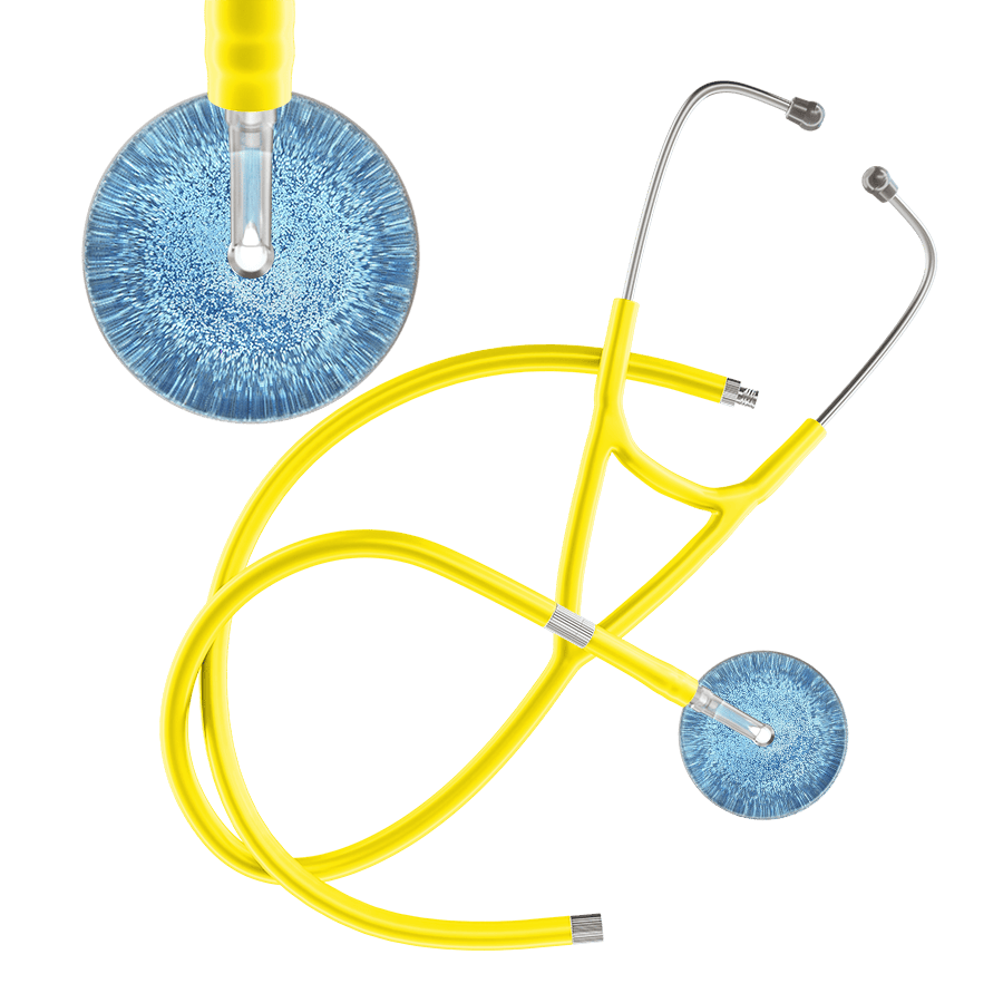 Light Glitter & Sparkles Cardiology Stethoscope