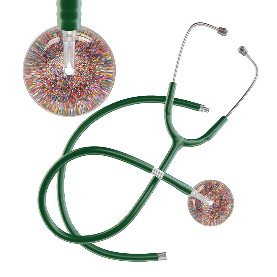 Dark Glitter & Sparkles Stethoscope