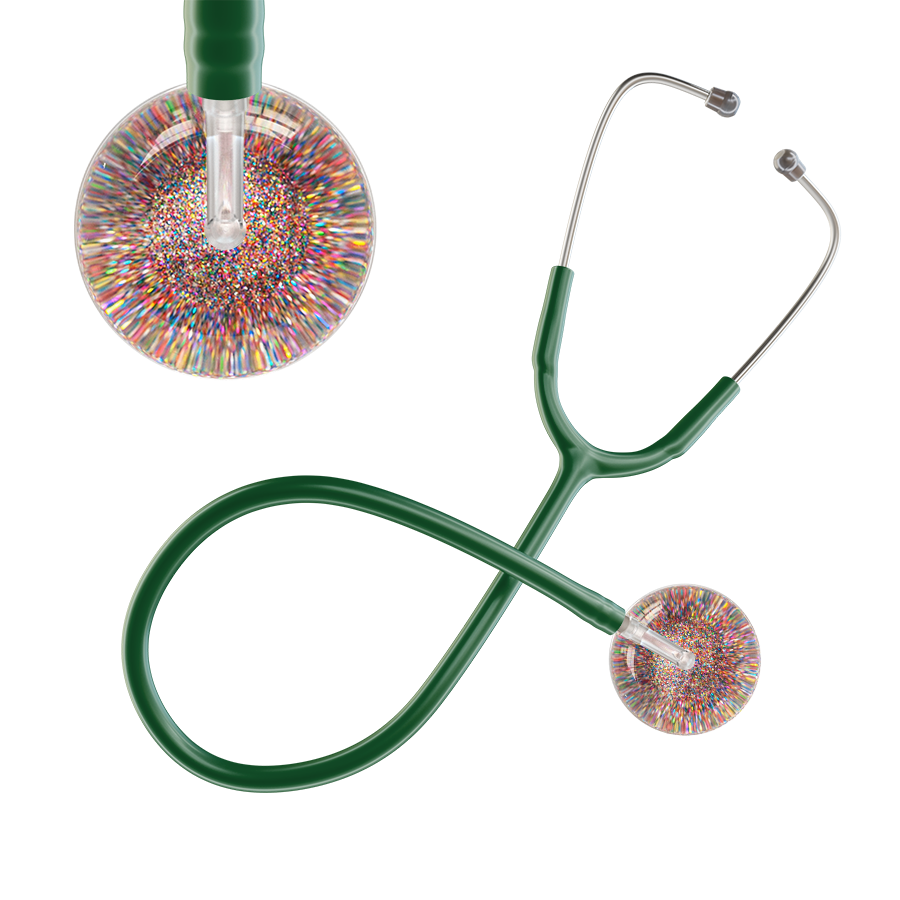 Dark Glitter & Sparkles Stethoscope