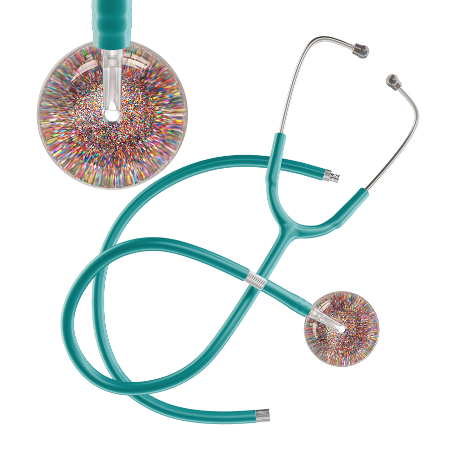Dark Glitter & Sparkles Stethoscope