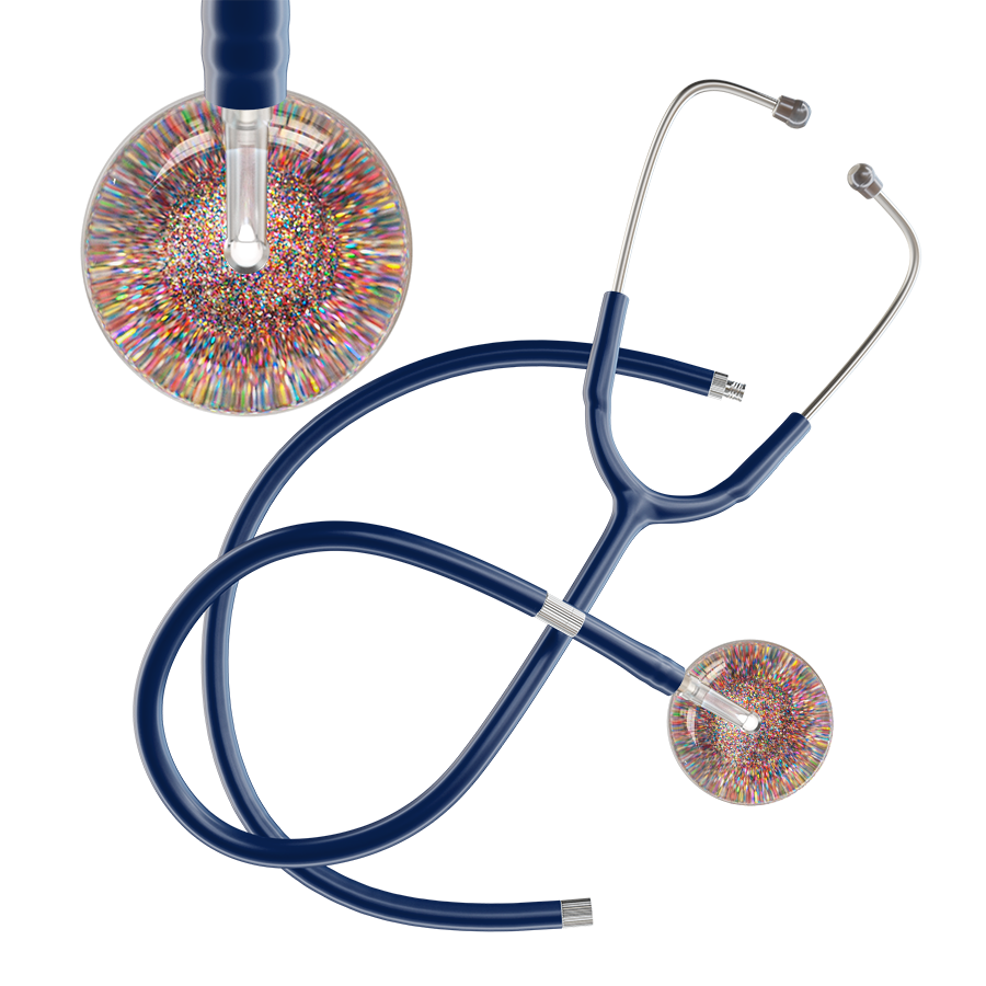 Dark Glitter & Sparkles Stethoscope