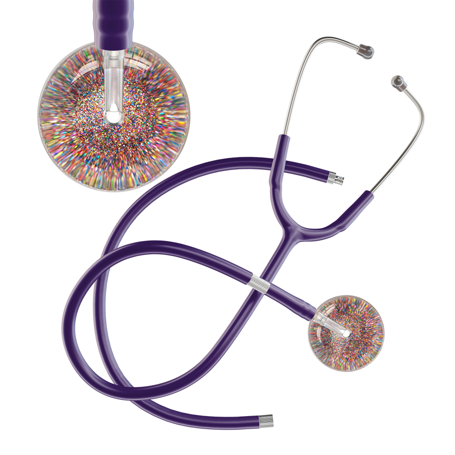 Dark Glitter & Sparkles Stethoscope