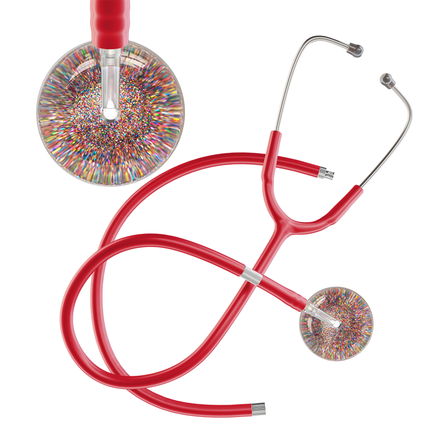 Dark Glitter & Sparkles Stethoscope