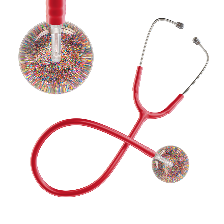 Dark Glitter & Sparkles Stethoscope