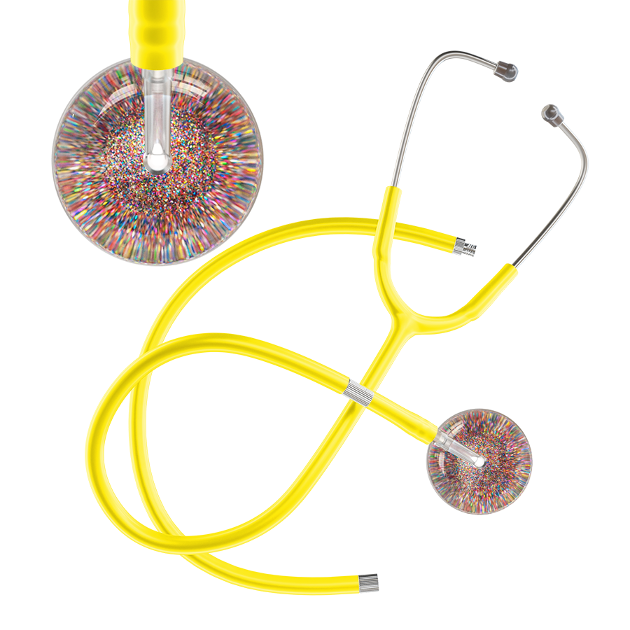 Dark Glitter & Sparkles Stethoscope