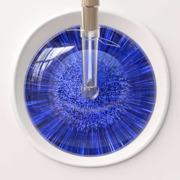 Ultrascope Stethoscope Head Royal Blue Glitter and Sparkles / Adult Glitter & Sparkles Stethoscope Head