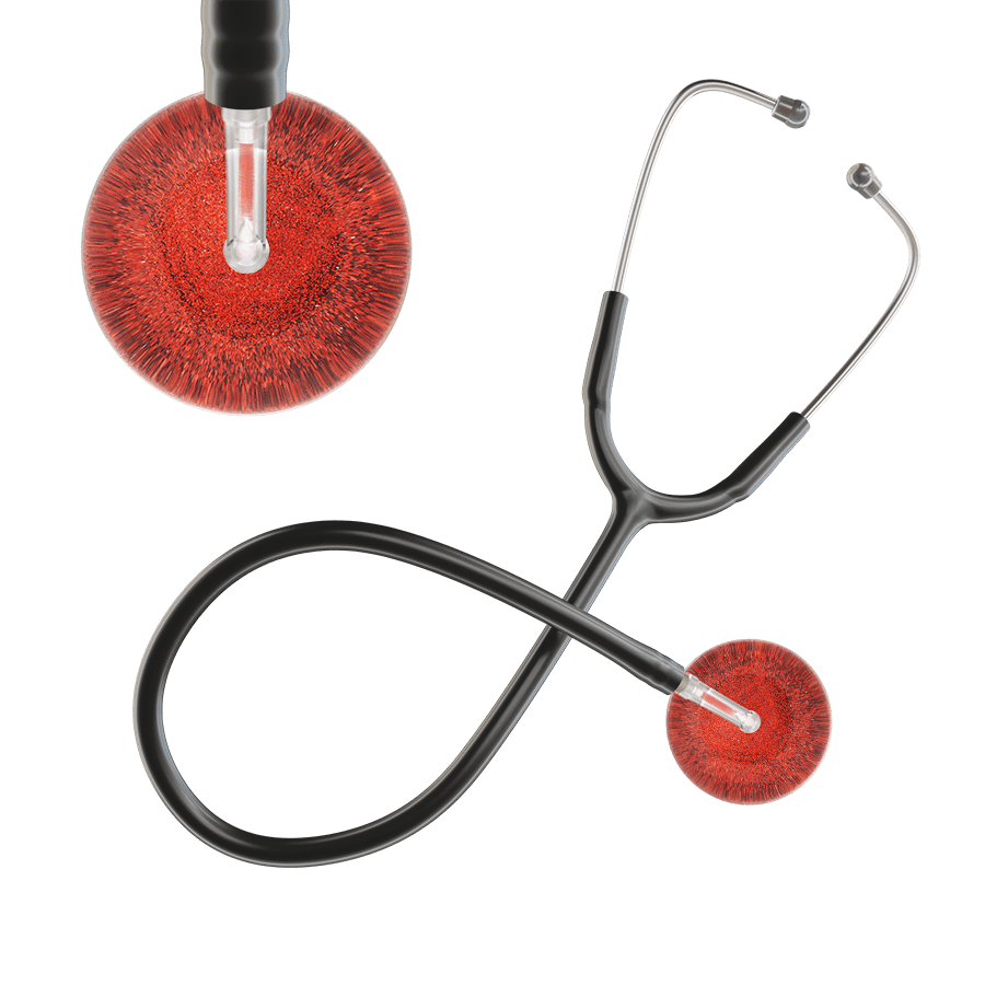 Dark Glitter & Sparkles Stethoscope