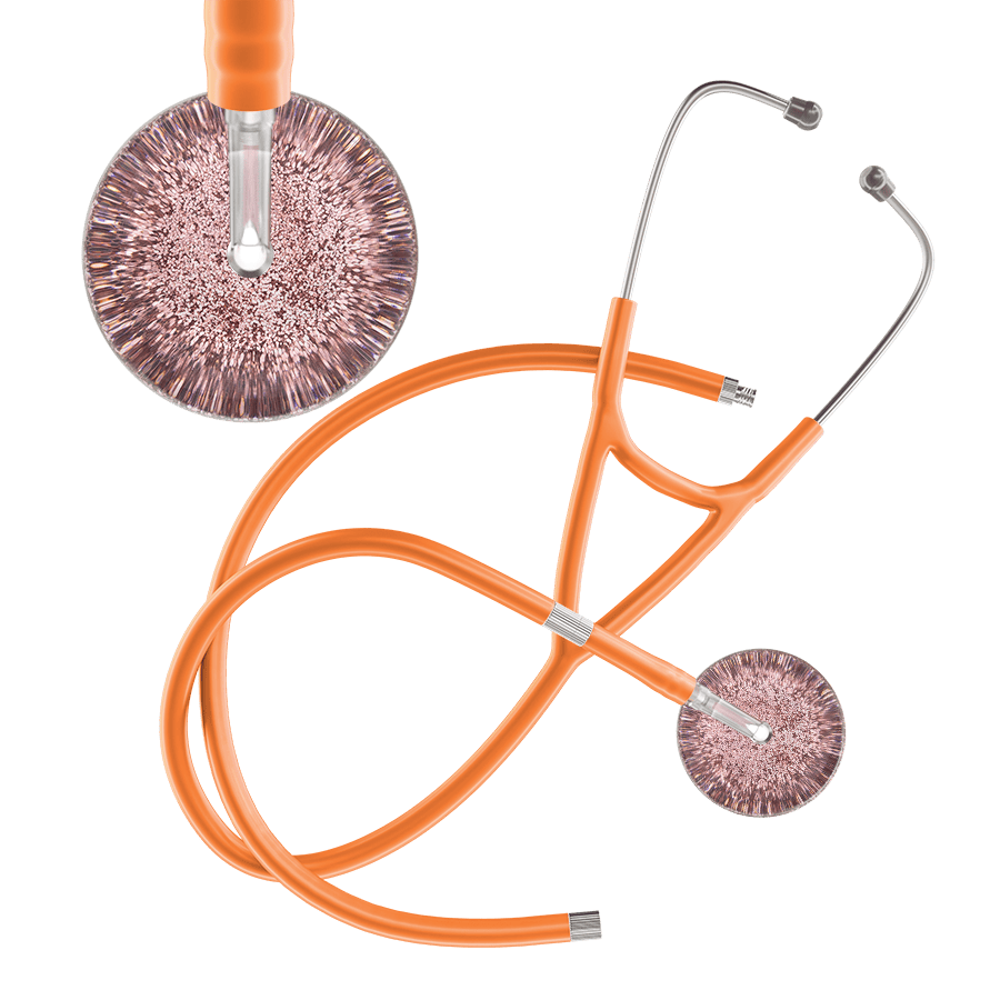 Light Glitter & Sparkles Cardiology Stethoscope