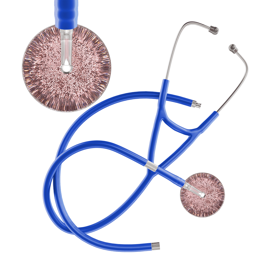 Light Glitter & Sparkles Cardiology Stethoscope