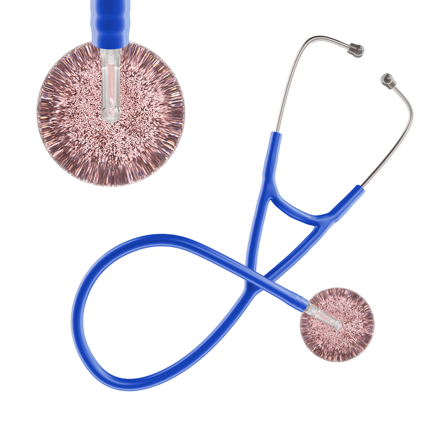 Light Glitter & Sparkles Cardiology Stethoscope