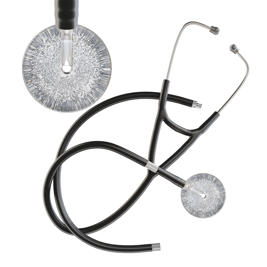 Light Glitter & Sparkles Cardiology Stethoscope