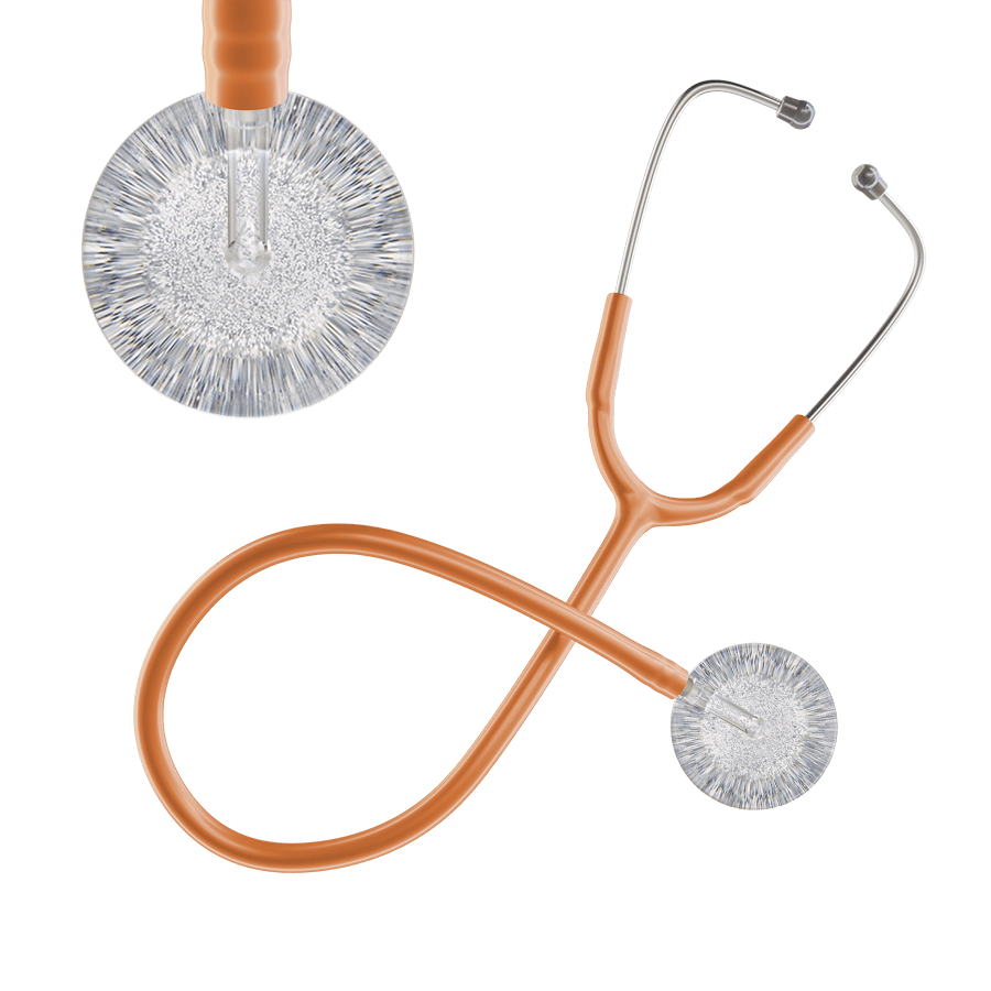 Light Glitter & Sparkles Cardiology Stethoscope
