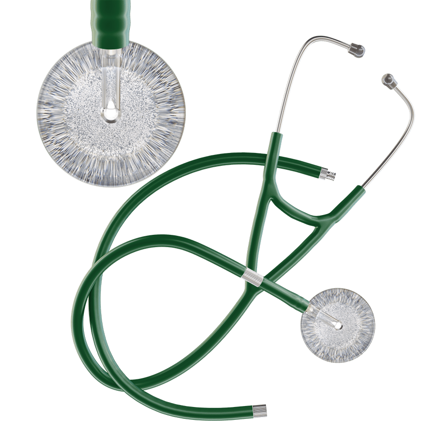 Light Glitter & Sparkles Cardiology Stethoscope
