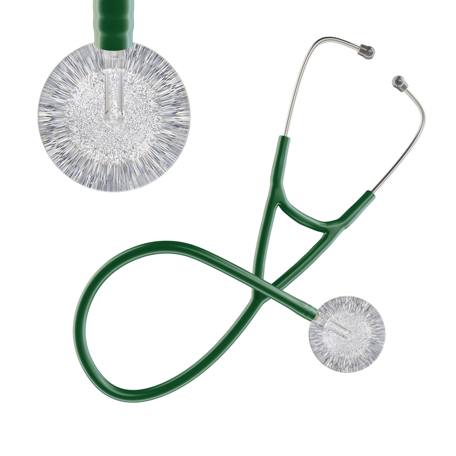 Light Glitter & Sparkles Cardiology Stethoscope