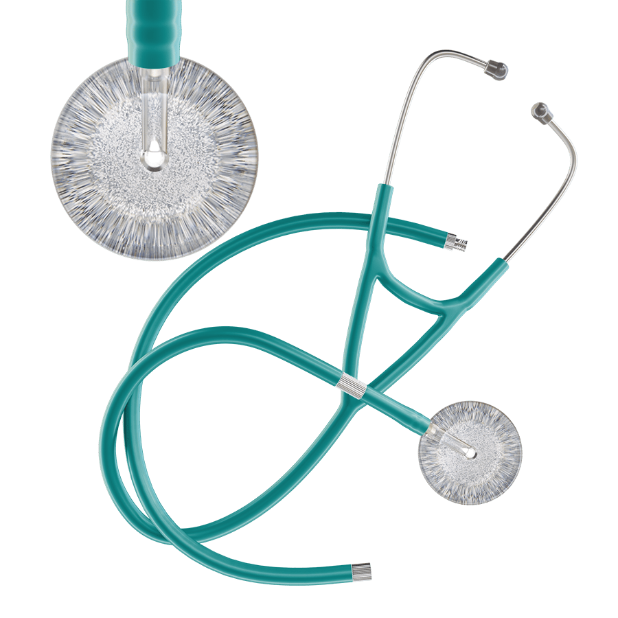 Light Glitter & Sparkles Cardiology Stethoscope
