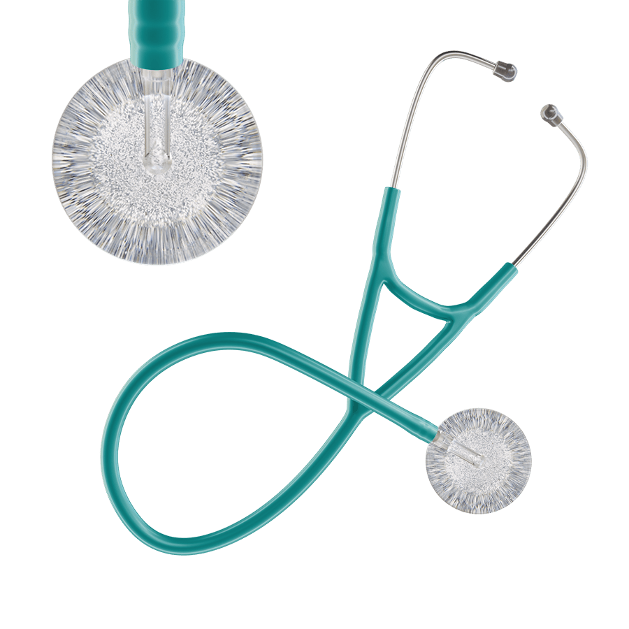 Light Glitter & Sparkles Cardiology Stethoscope