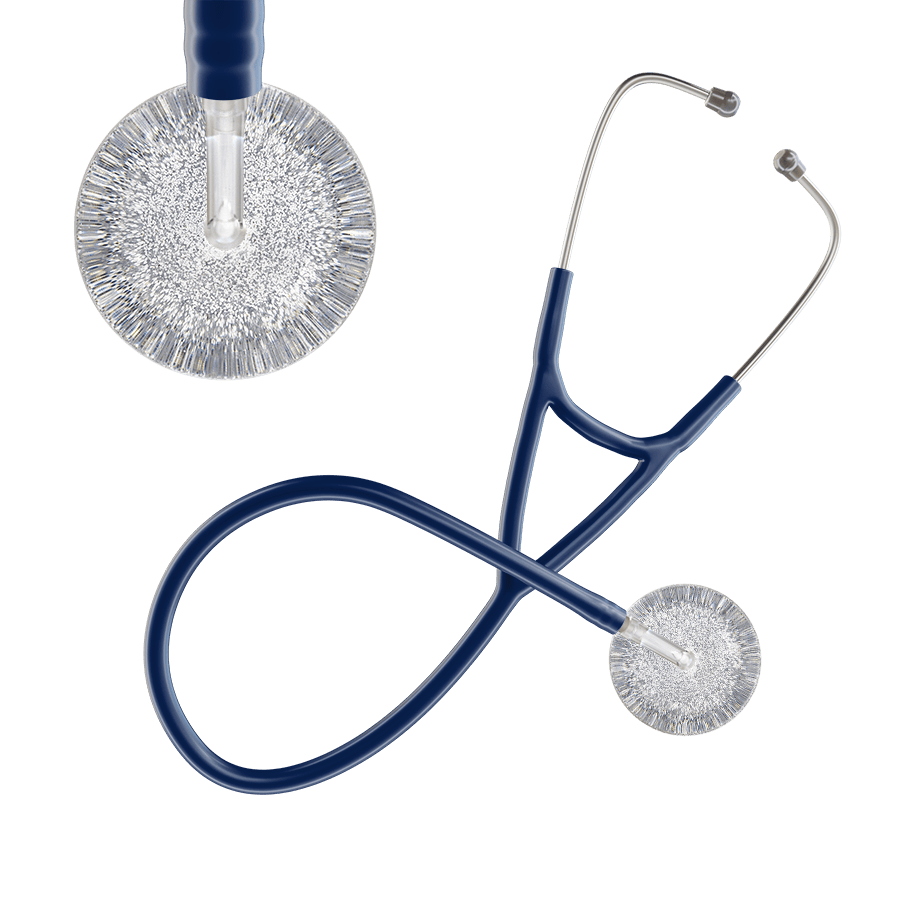 Light Glitter & Sparkles Cardiology Stethoscope