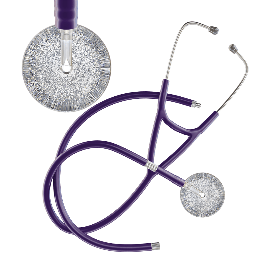 Light Glitter & Sparkles Cardiology Stethoscope