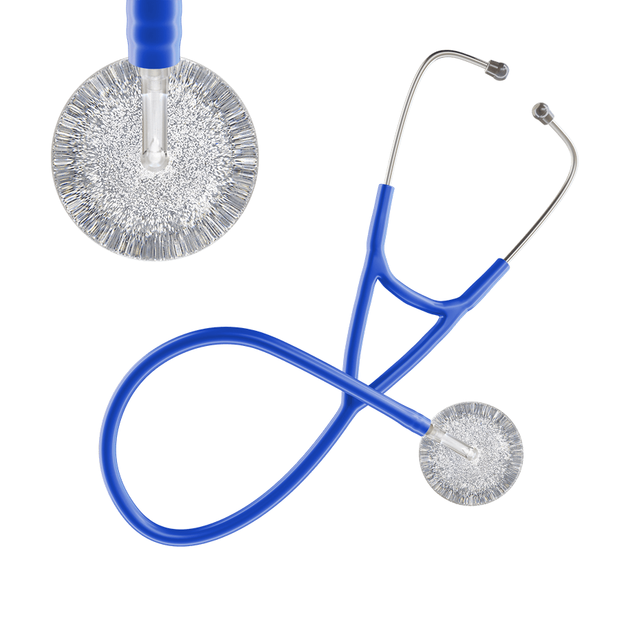 Light Glitter & Sparkles Cardiology Stethoscope