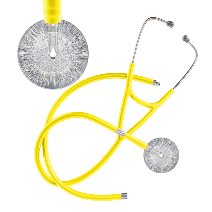 Light Glitter & Sparkles Cardiology Stethoscope