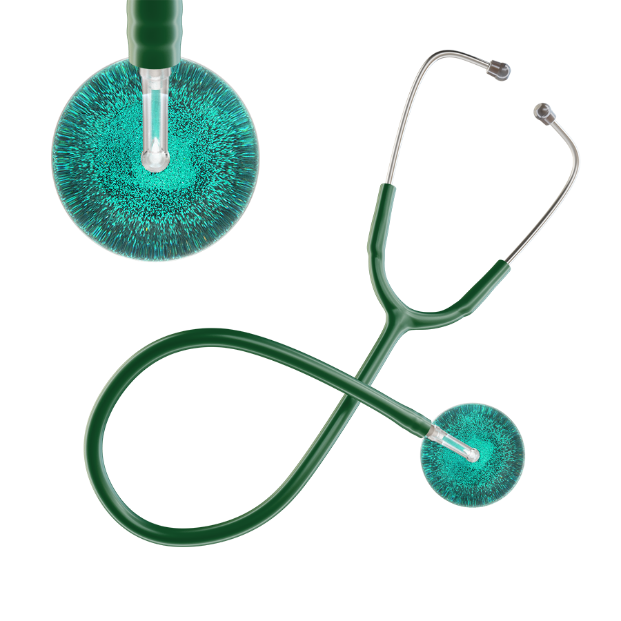 Dark Glitter & Sparkles Stethoscope