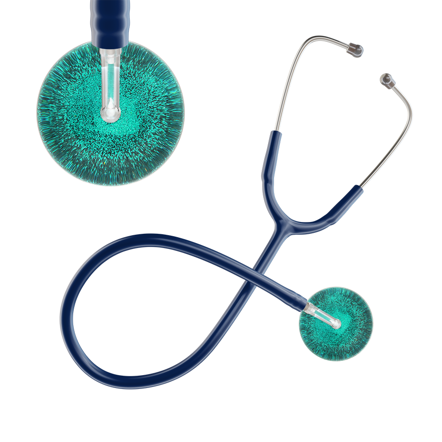 Dark Glitter & Sparkles Stethoscope