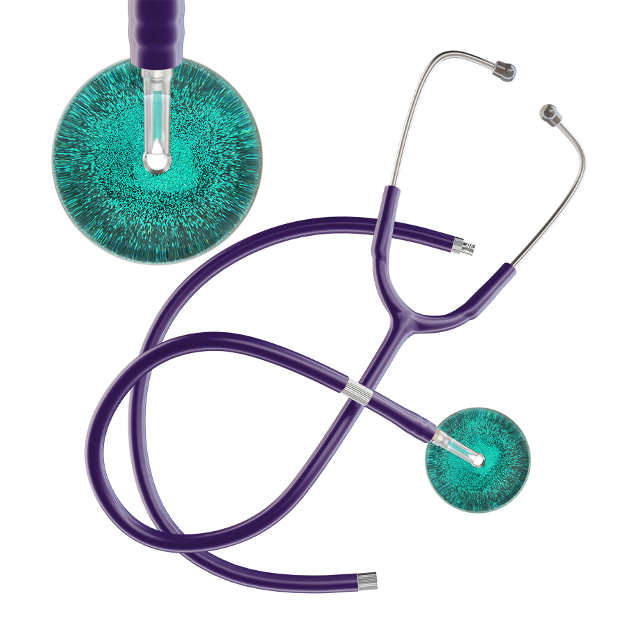 Dark Glitter & Sparkles Stethoscope