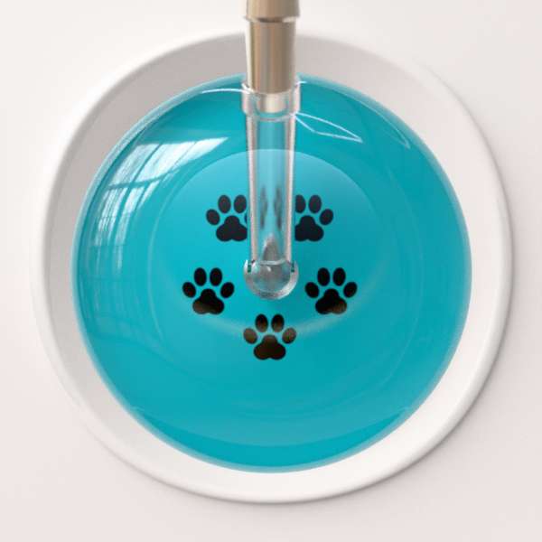 Ultrascope Stethoscope Head Black Paw Teal Background / Adult Paw Print Stethoscope Head