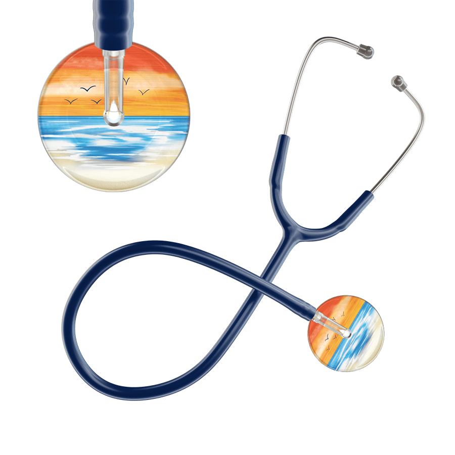 Ultrascope Single Stethoscope Orange Beach / Adult / Navy Beach Stethoscope