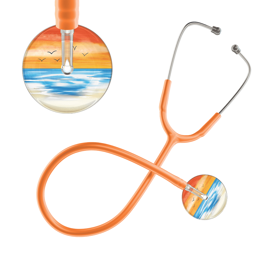 Ultrascope Single Stethoscope Orange Beach / Adult / Orange Beach Stethoscope