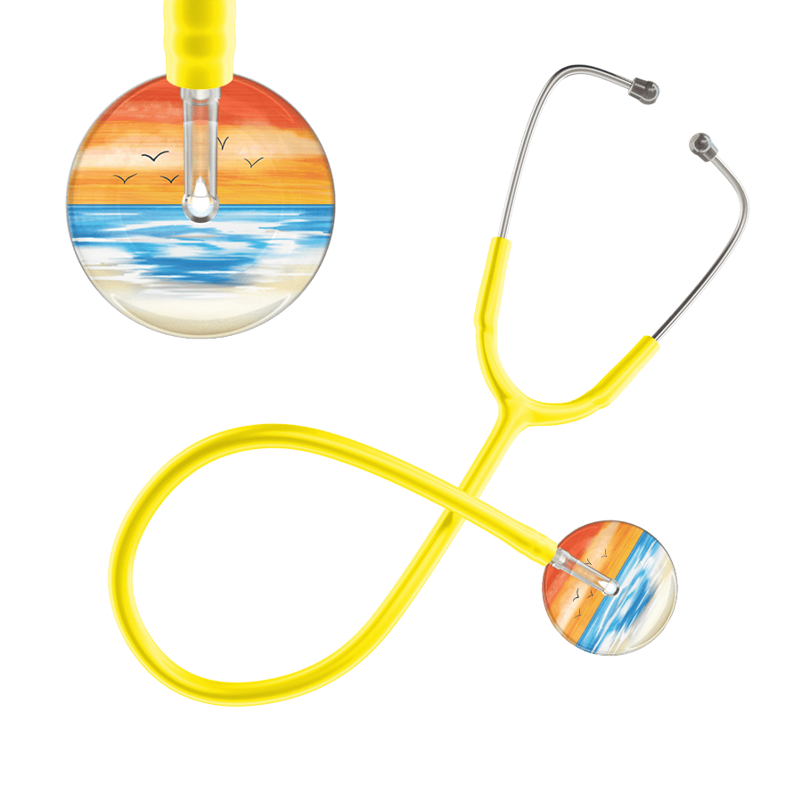 Ultrascope Single Stethoscope Orange Beach / Adult / Yellow Beach Stethoscope