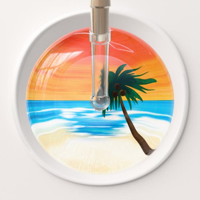 Ultrascope Stethoscope Head Palm Tree Orange / Adult Palm Tree Stethoscope Head