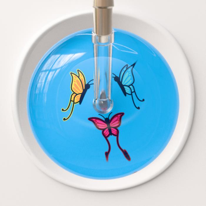 Ultrascope Stethoscope Head Light Blue Butterflies / Adult Butterflies Stethoscope Head