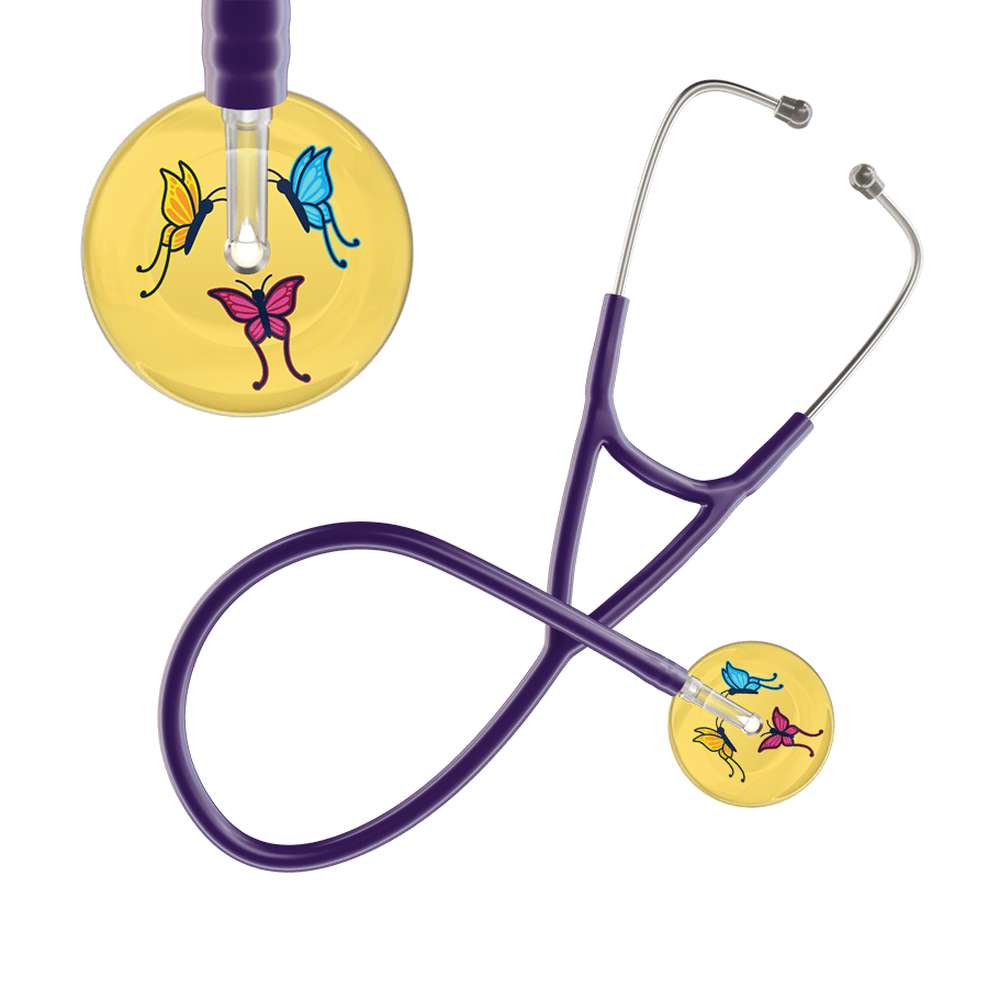 Light Butterflies Cardiology Stethoscope